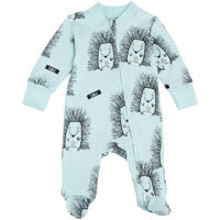 Детская одежда Minikin 242260362 Hedgehog Комбинезон на молнии голубой с рисунком 1-3 мес (62 см)