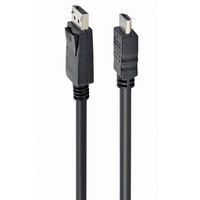 Cable  DP to HDMI  3.0m Cablexpert, CC-DP-HDMI-3M