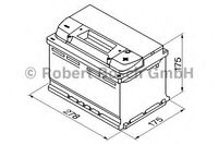 Bosch S4 12V 72Ah 680EN 278x175x175 -/+