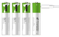 Аккумулятор Smartoools USBCAAA4 USB-C batteries AAA 400mAh, 4pcs with 2in1 Type-C cable
