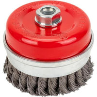 Набор головок, бит, насадок Graphite 57H587 Perie din sarma, inox, de tip cupa, 100mm, M14