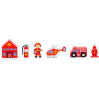 Игрушка Viga 50815 Train Set Accessory -Fire Station