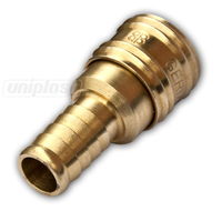 cumpără Conector pneumatic-stuter 1/4" - 6 mm alama SE2-2SH  BRADAS în Chișinău