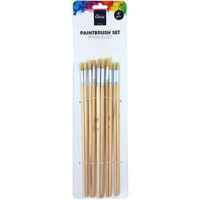 Набор для творчества Promstore 47459 Набор кистей для рисования Artist 10шт, ручка дерево