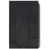 Шкаф Fabrik Home Hardy 3 двери (антрацит глянец/ МДФ)