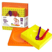 Посуда для кормления U-Grow 101004A Set de Tacâmuri și Veselă pentru Copii Placematix