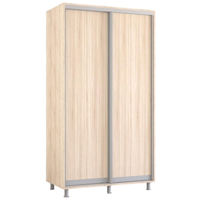 Dulap Mobildor-Lux Aron-S uși glisante din PAL (120x60x200H cm) Sonoma