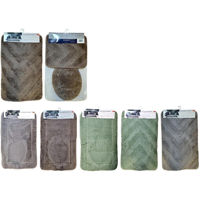 Коврик для ванной Promstore 57360 KDHome Nando 3buc (50x80cm, 40x50cm, 41x48cm)