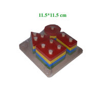 Сортер деревянный 4-in-1 11.5x11.5 см 1912-917 (7766)