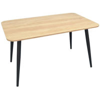 Стол Evelin di Costacurta DT-405-2B, 130х80см, Каркас/Опоры: Металл Черный