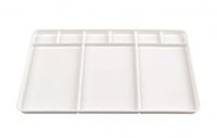 Paletă dreptunghiulară din plastic fără mâner, 9 celule (dimensiune 34x23 cm.)