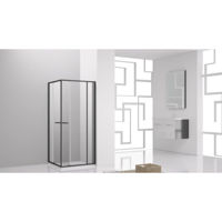 Cabină de duș miscellaneous GRSF 90x 90x200 MATTE BLACK 8mm