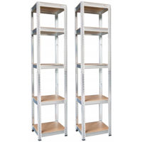 Cтеллаж складской GardenLine GWI9405 180x40x40cm (2pcs)