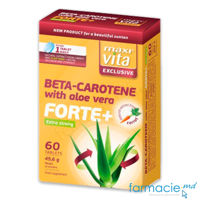 Beta-Caroten cu Aloe Vera Forte+ comp. N60 MaxiVita