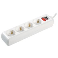 Фильтр электрический IEK U04K-intr.4 locuri 2Р+PЕ/5 metri 3х1mm2 16А/250V / WYP10-16-04-05-ZK