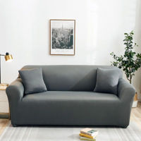Домашний текстиль Relaxe Home Чехол для дивана Solid Sofa Cover 1 место (90-140 см) Серый