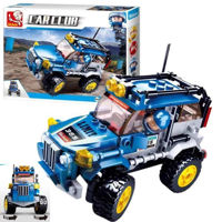 Конструктор Sluban B0663C Set de construcție SUV albastru, 146elem.