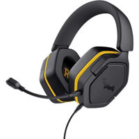 Наушники игровые Trust GXT492BM Carus, Black/yellow