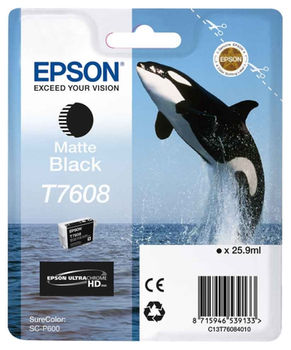 Ink Cartridge Epson T760 SC-P600 Matte Black, C13T76084010 