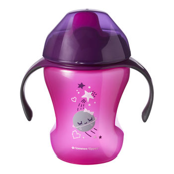 Cană Explora Easy Drink Tomee Tippee (6+ luni), 230ml, roz 