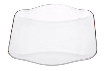 Тарелка десертная 18Х19cm Nettuno, прозрачная, стекло закал. 