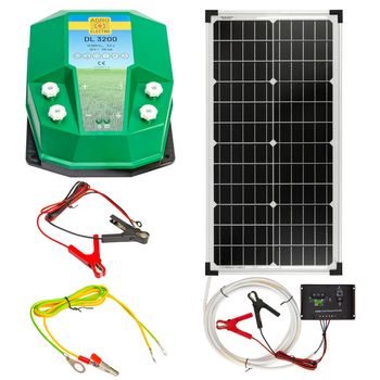 Aparat gard electric DL 3200, 3,2 Joule, cu sistem solar 30 W 