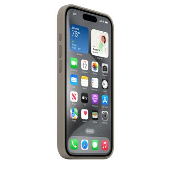 iPhone 15 Pro Silicone Case with MagSafe - Clay 