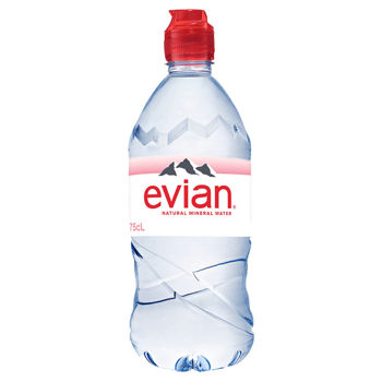 Evian (sport cup) минеральная вода негазированная, 750 мл 