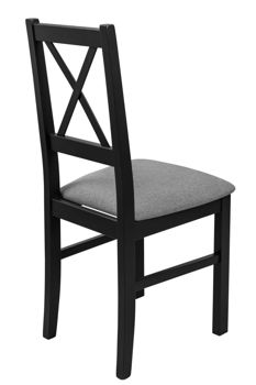 Сет черный стол и 6 стульев NILO 