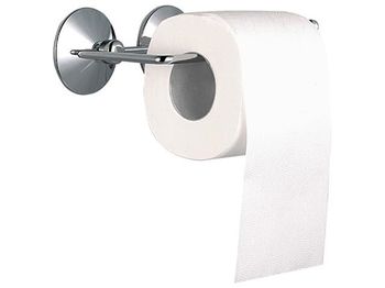 Держатель для бумаги WC на присосках MSV Super Ventosa хром 