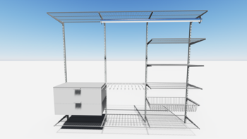 cumpără Sistem modular Dolle cu dimensiunile 2400x1995x400 mm de culoarea albă în Chișinău 