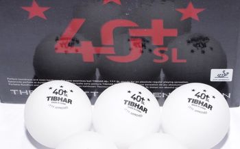 Мяч для настольного тенниса (бесшовный) Tibhar 3*** 40+ SL ITTF (939) 
