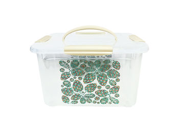Контейнер с крышкой Phibo 5.5l 28.3X20X17cm "Шишки", ручка 
