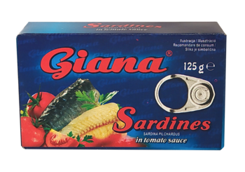 Sardine in sos de tomate Giana 