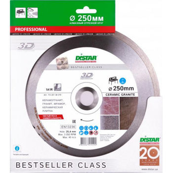 cumpără Disc diamantat Distar 1A1R 250x1,8x10x25,4 Bestseller Ceramic granite în Chișinău 