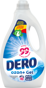 Dero gel Ozon+ Briza Mării, 2L, 40 spălări 