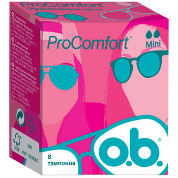 купить O.B. тампоны Pro Comfort Mini, 8шт в Кишинёве 