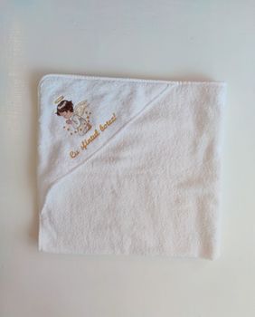Полотенце для купания с уголком White 80*80 см Pampy 