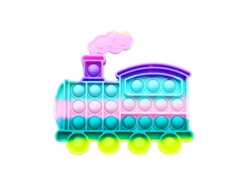 Jucarie antistres Pop It "Tren" 14X13cm 