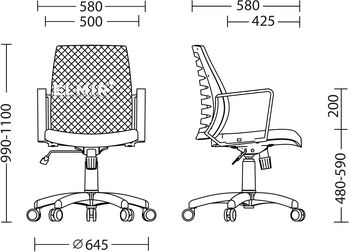 cumpără Scaun WEBSTAR GTP WHITE TILT CHR61 С-73/OH -14 în Chișinău 