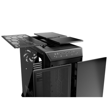 Case ATX be quiet! Dark Base Pro 901, w/o PSU, 3x140mm, 4xUSB 3.2, 1xType C, ARGB strips, Black 