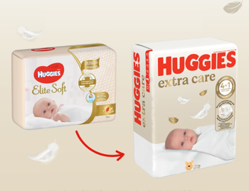 Подгузники Huggies Extra Care Jumbo  2  (3-6 kg)  58 шт 