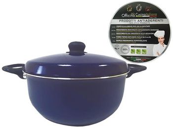 Cratita non-stick 24cm, diferite culori cu capac 