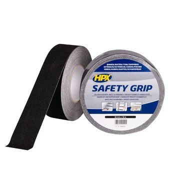 HPX SAFETY GRIP - Banda antiderapant negru 25mm*5m 