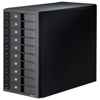 10-Bay SINGLE System External Enclosure Century "CRST1035U32CIS", USB3.2 Gen2 to 10x SATA 3.5" 