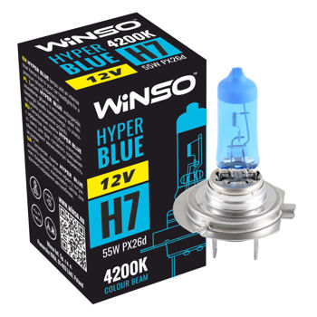 Lampa Winso H7 12V 55W PX26d HYPER BLUE 4200K 712740 