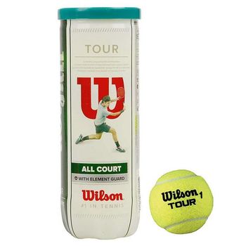 Мячи для большого тенниса (3 шт.) Wilson Tour All Court WRT106300 (3565) 