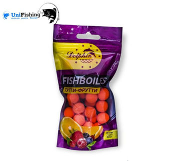 Бойлы тонущие Dolphin 16mm 100g   Tuti Fruti 