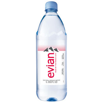 Evian apa minerala de izvor necarbogazeificată (plată), 1 l 