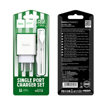Hoco C81A Asombroso single port charger set(Type-C)(EU) 